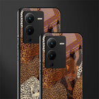 brown beasts back phone cover | glass case for vivo v25 pro 5g