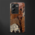 brown beasts back phone cover | glass case for vivo v25 pro 5g