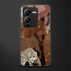 brown beasts back phone cover | glass case for vivo v25 pro 5g