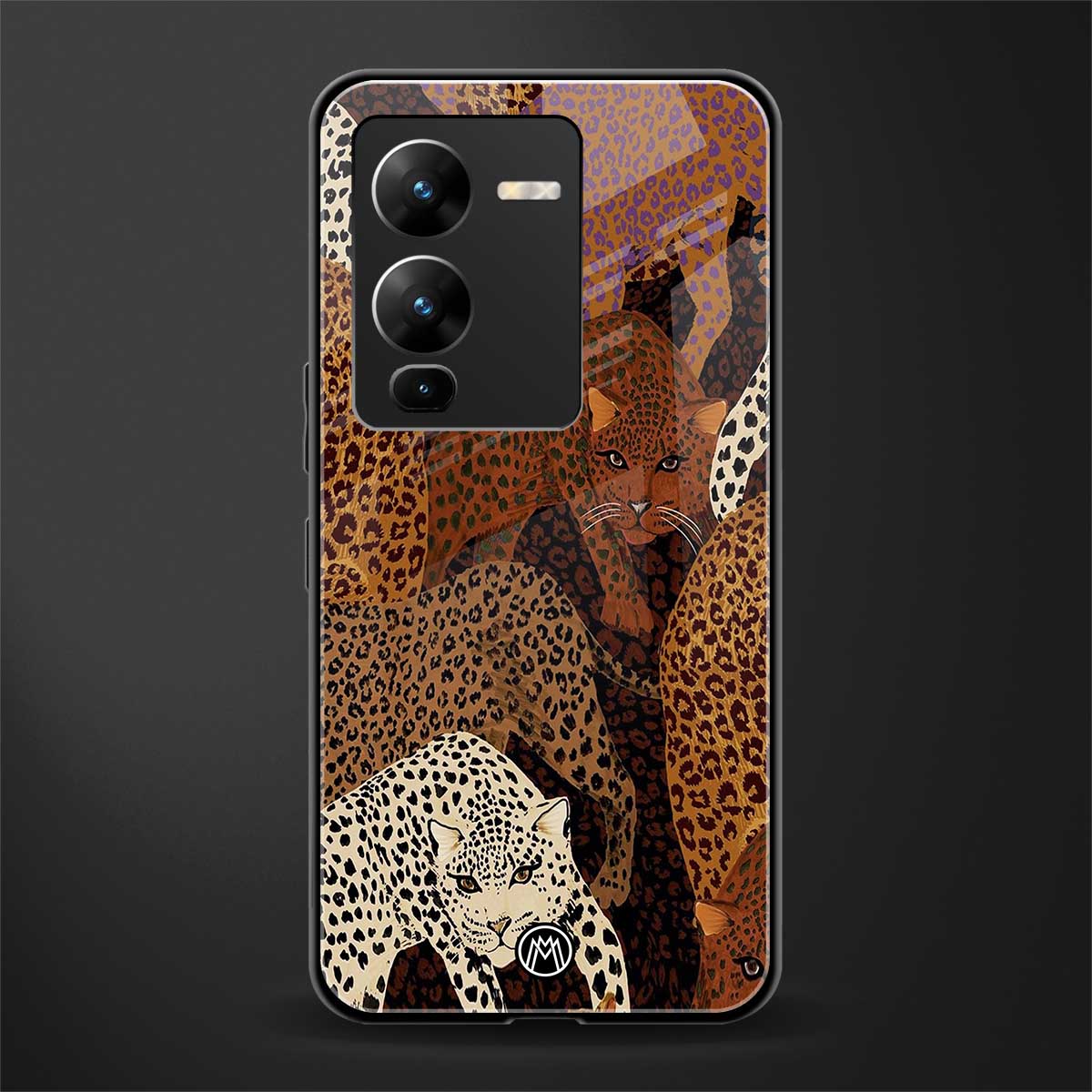 brown beasts back phone cover | glass case for vivo v25 pro 5g