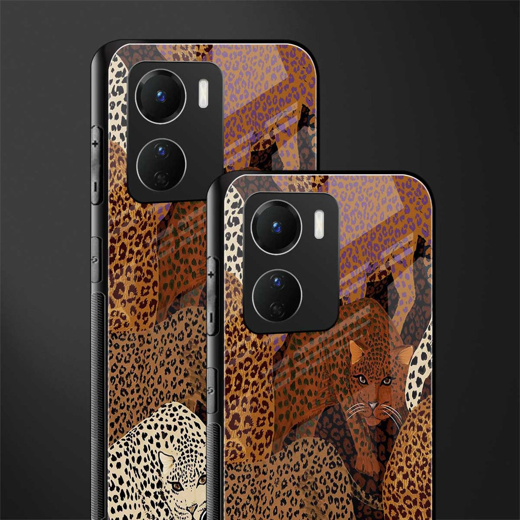 brown beasts back phone cover | glass case for vivo y16
