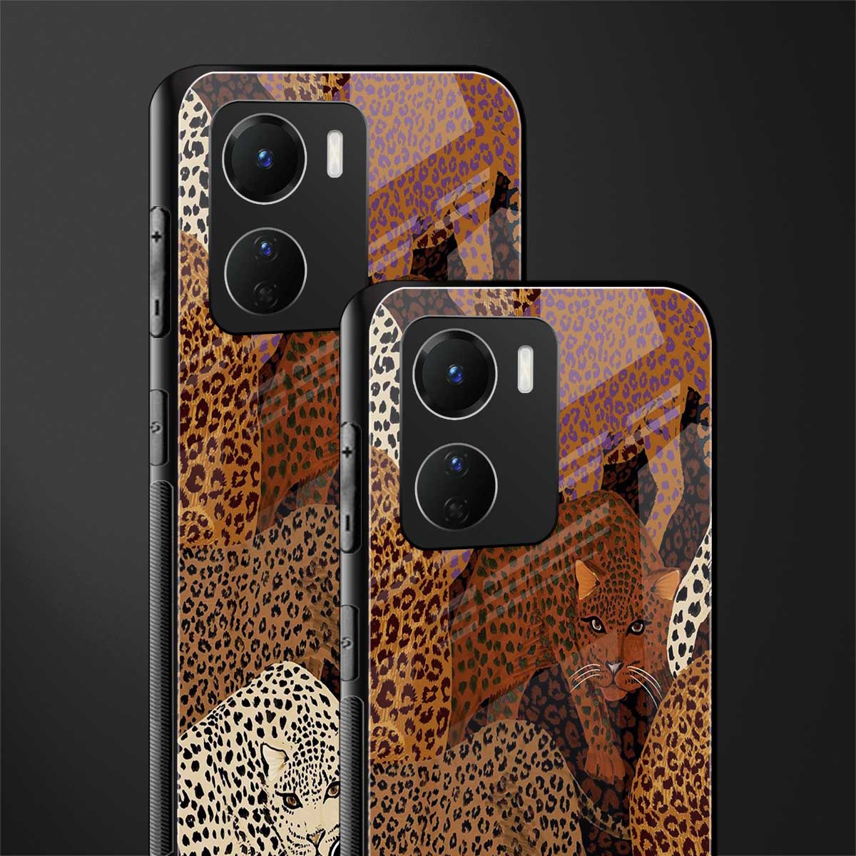 brown beasts back phone cover | glass case for vivo y16