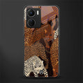 brown beasts back phone cover | glass case for vivo y16