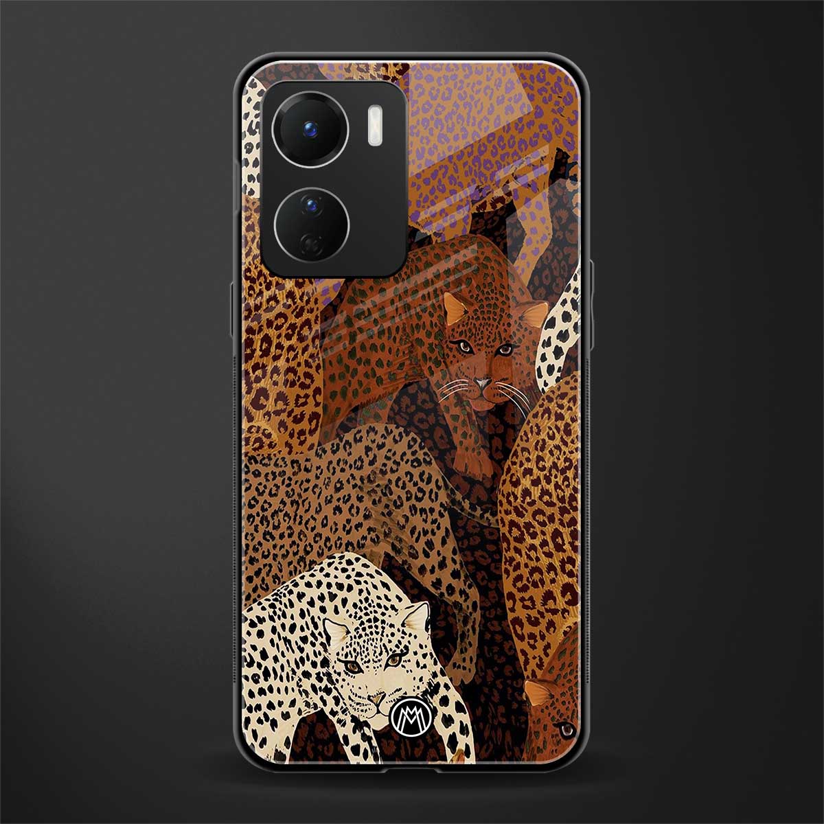 brown beasts back phone cover | glass case for vivo y16