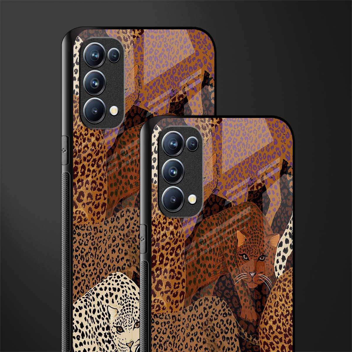 brown beasts back phone cover | glass case for oppo reno 5