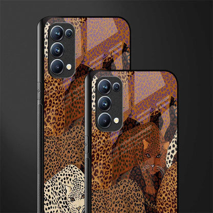 brown beasts back phone cover | glass case for oppo reno 5