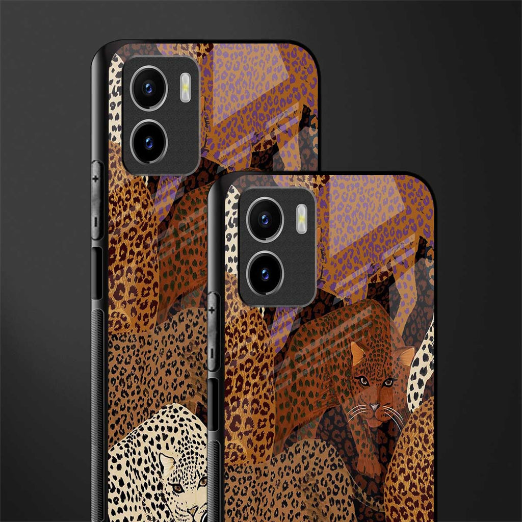 brown beasts back phone cover | glass case for vivo y72