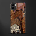 brown beasts back phone cover | glass case for vivo y72