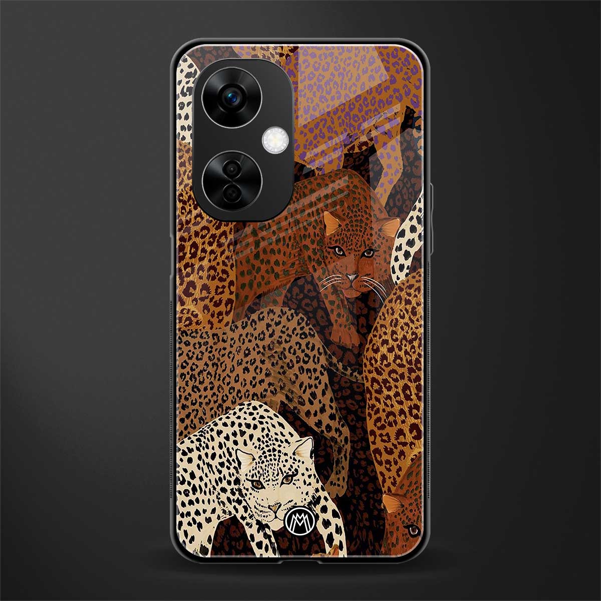 brown beasts back phone cover | glass case for oneplus nord ce 3 lite