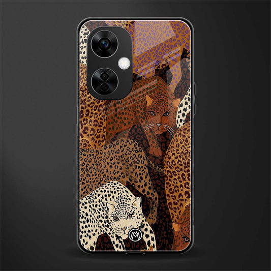 brown beasts back phone cover | glass case for oneplus nord ce 3 lite