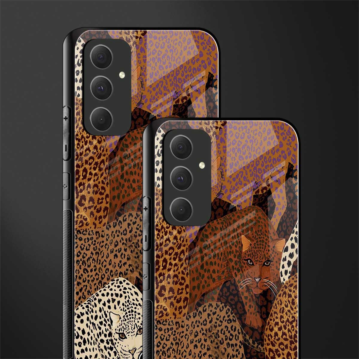 brown beasts back phone cover | glass case for samsung galaxy a54 5g