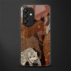 brown beasts back phone cover | glass case for samsung galaxy a14 5g