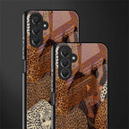 brown beasts back phone cover | glass case for samsun galaxy a24 4g