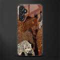 brown beasts back phone cover | glass case for samsun galaxy a24 4g