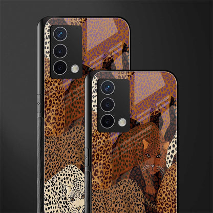 brown beasts back phone cover | glass case for oppo a74 4g