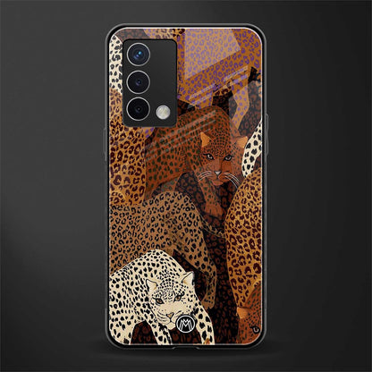 brown beasts back phone cover | glass case for oppo a74 4g