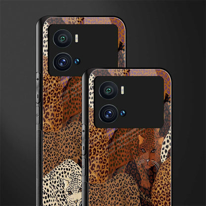 brown beasts back phone cover | glass case for iQOO 9 Pro