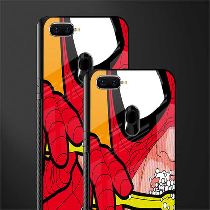 brushing spiderman glass case for oppo a5s image-2