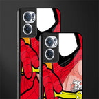 brushing spiderman glass case for oneplus nord ce 2 5g image-2