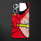 brushing spiderman glass case for oneplus nord ce 2 5g image
