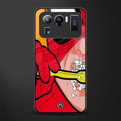 brushing spiderman glass case for mi 11 ultra 5g image