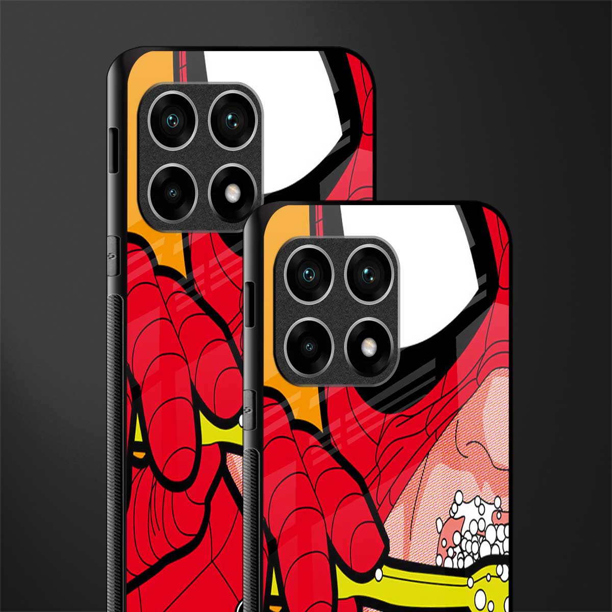 brushing spiderman glass case for oneplus 10 pro 5g image-2