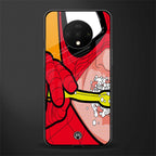 brushing spiderman glass case for oneplus 7t image