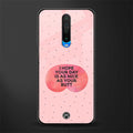 butt day quote glass case for poco x2 image