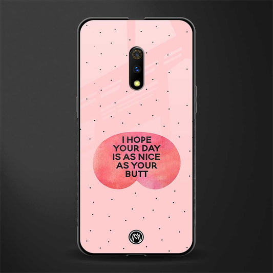 butt day quote glass case for oppo k3 image