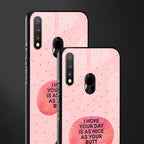 butt day quote glass case for vivo u20 image-2