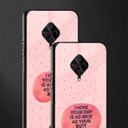 butt day quote glass case for vivo s1 pro image-2