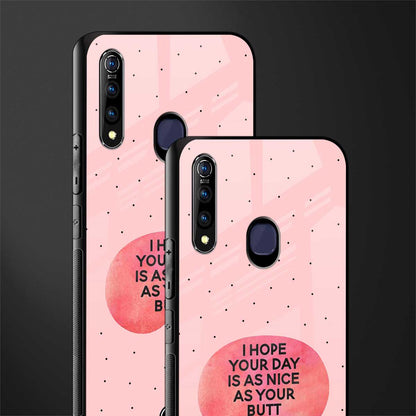 butt day quote glass case for vivo z1 pro image-2
