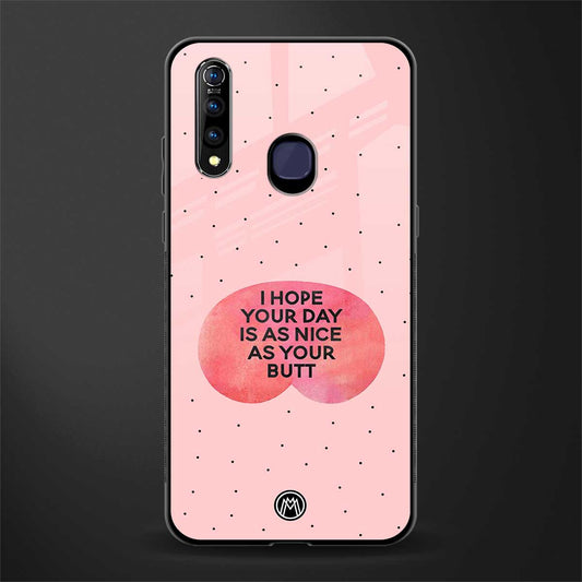 butt day quote glass case for vivo z1 pro image