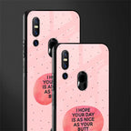 butt day quote glass case for vivo v15 image-2