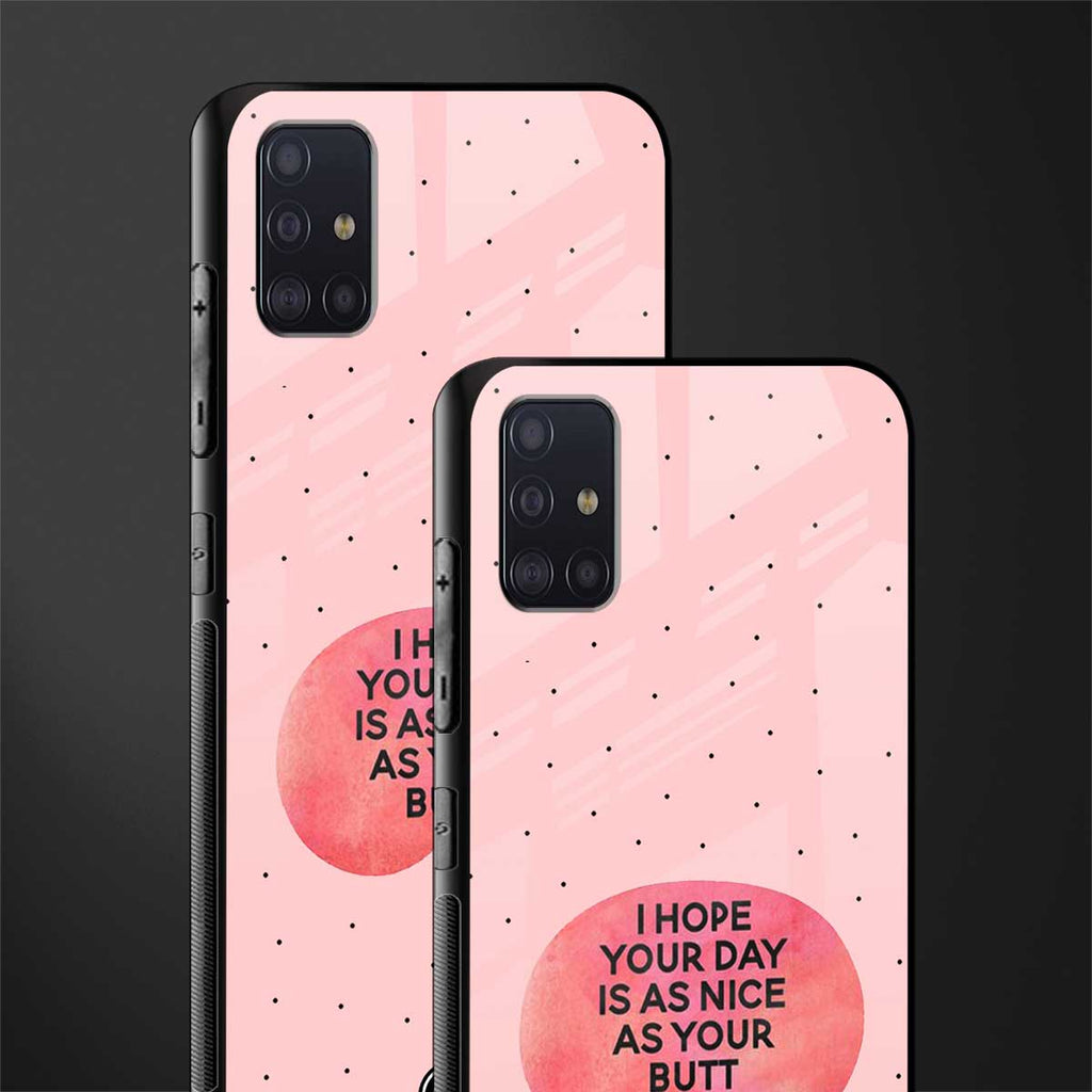 butt day quote glass case for samsung galaxy a71 image-2