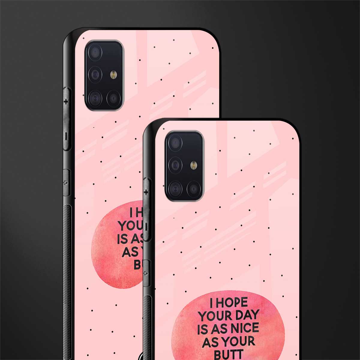 butt day quote glass case for samsung galaxy a71 image-2