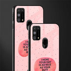 butt day quote glass case for samsung galaxy f41 image-2