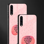 butt day quote glass case for samsung galaxy a30s image-2