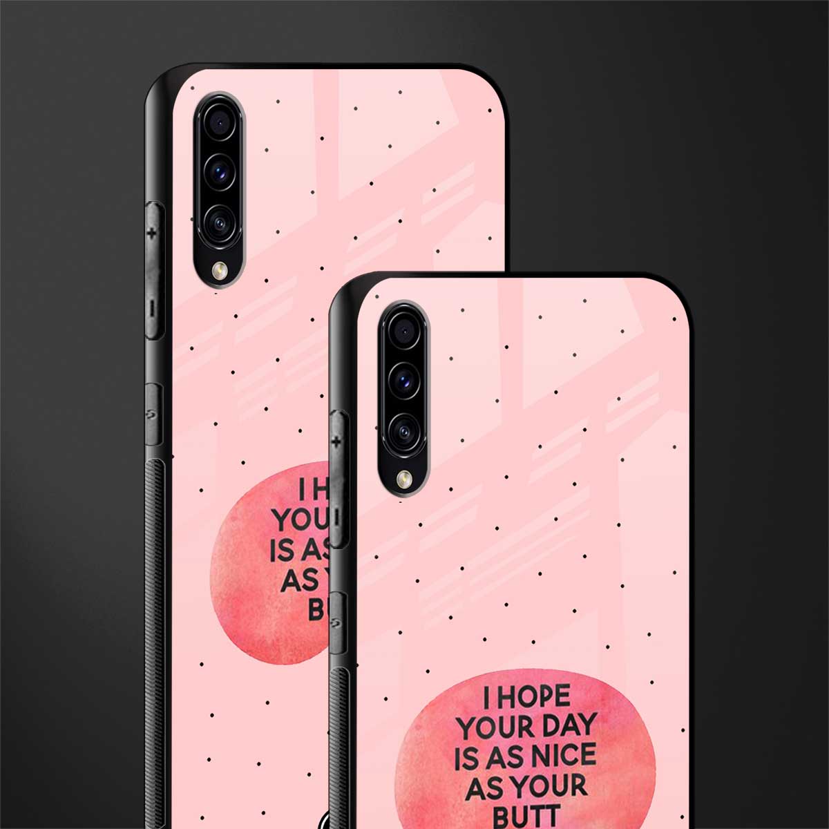 butt day quote glass case for samsung galaxy a50s image-2