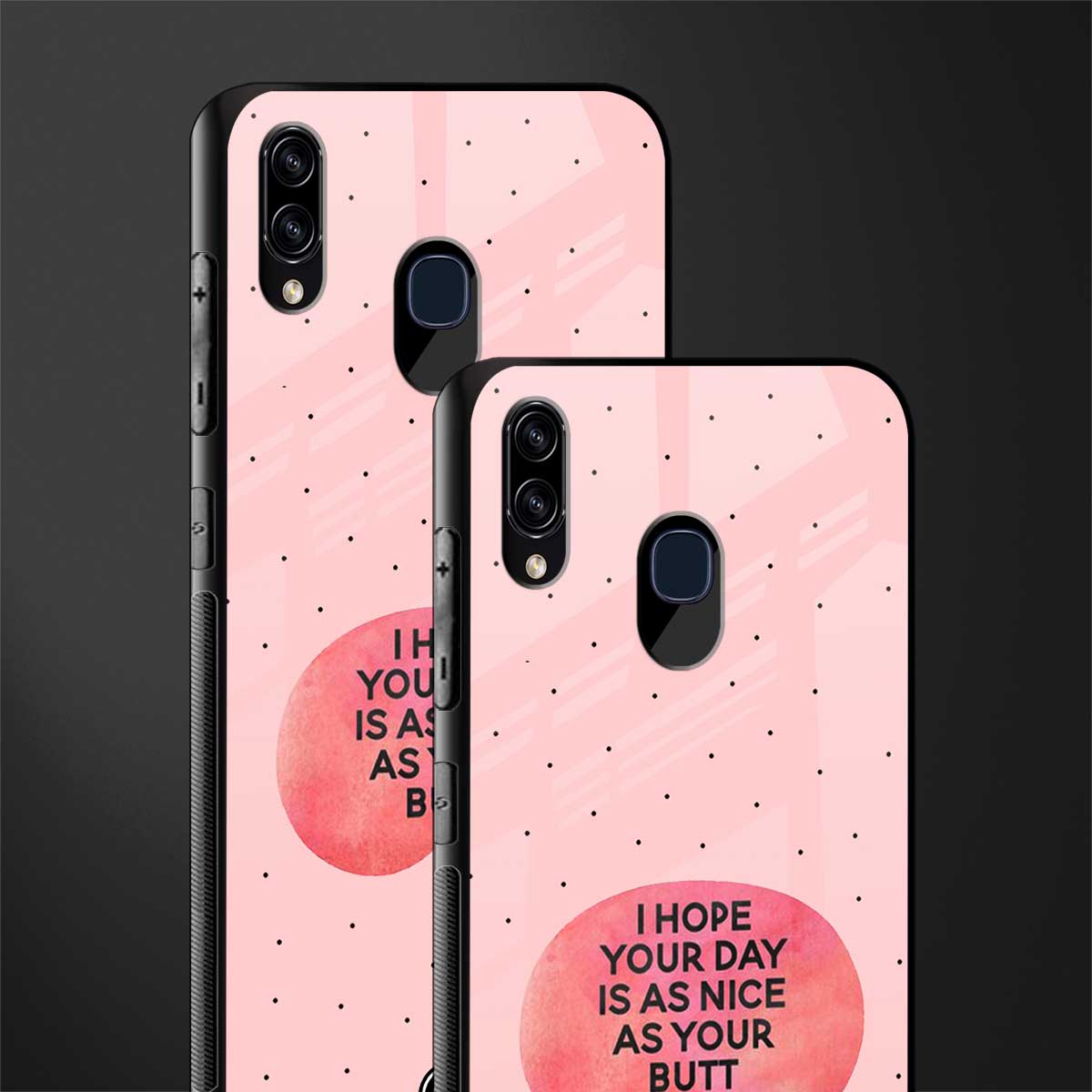 butt day quote glass case for samsung galaxy m10s image-2