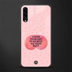 butt day quote glass case for samsung galaxy a70 image