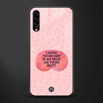 butt day quote glass case for samsung galaxy a70 image