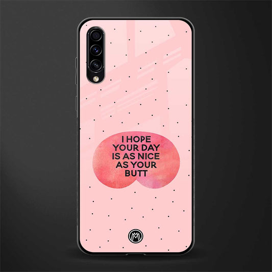 butt day quote glass case for samsung galaxy a70 image