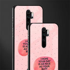 butt day quote glass case for redmi note 8 pro image-2