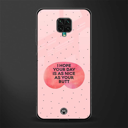 butt day quote glass case for redmi note 9 pro max image