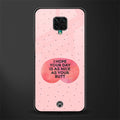 butt day quote glass case for redmi note 9 pro image