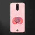 butt day quote glass case for redmi 8 image