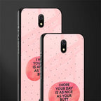 butt day quote glass case for redmi 8a image-2