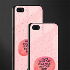 butt day quote glass case for realme c1 image-2