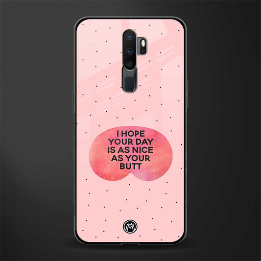 butt day quote glass case for oppo a5 2020 image